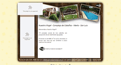 Desktop Screenshot of nuestroangelsanluis.com.ar